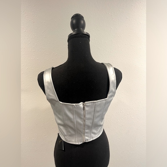 Silver Corset Size Large - Picture 4 of 11